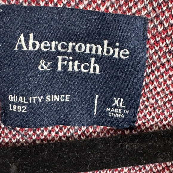 ABERCROMBIE & FITCH GOLF SHOP GEOMETRIC JACQUARD KNIT POLO NWOT - Picture 6 of 6